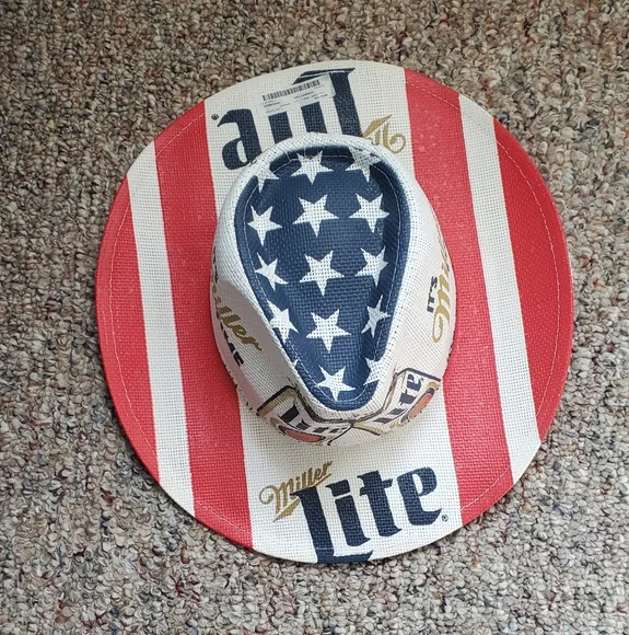 Unisex Brand NEW Miller Lite Luke Combs Cowboy Hat New @lukecombs dropping next Friday ? main image 3